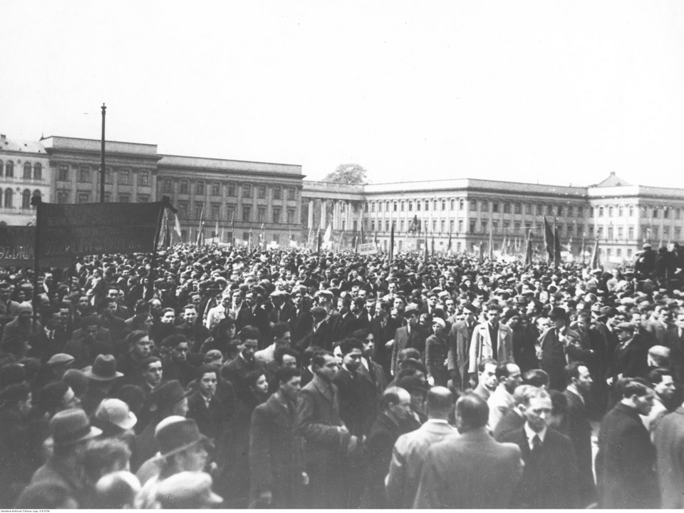 Obchody święta 1 Maja w Warszawie (1938)
