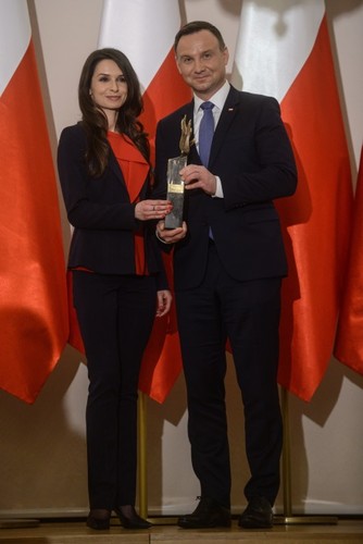 Marta Kaczyńska i Andrzej Duda