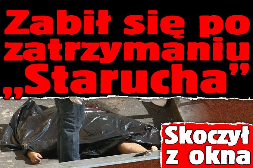 zabił sie po zatrzymaniu starucha