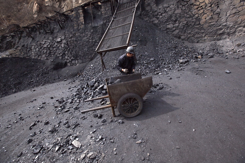 Kopalnia węgla w prowincji Shanxi, Chiny. Fot. 1, mat. Bloomberg