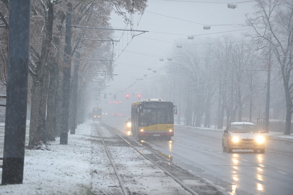 WARSZAWA OPADY ŚNIEGU (opady śniegu )