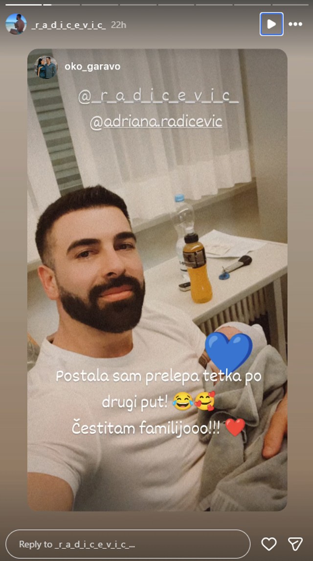 Miloš Radičević postao otac