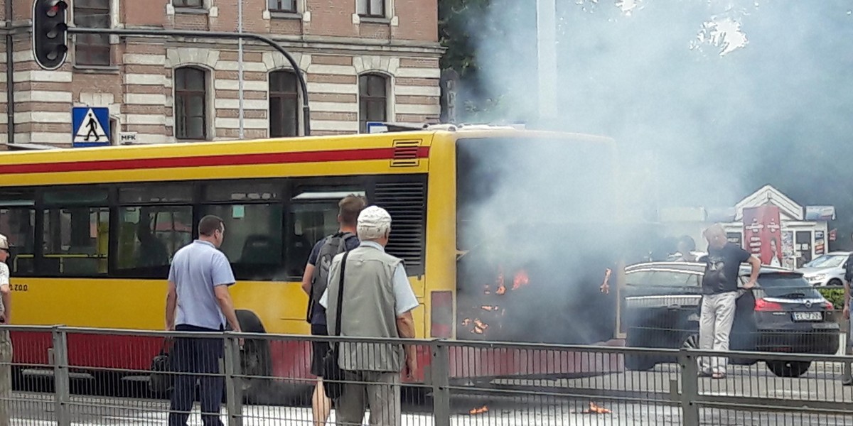 Pożar autobusu MPK