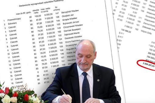 płace, podkomisja, macierewicz