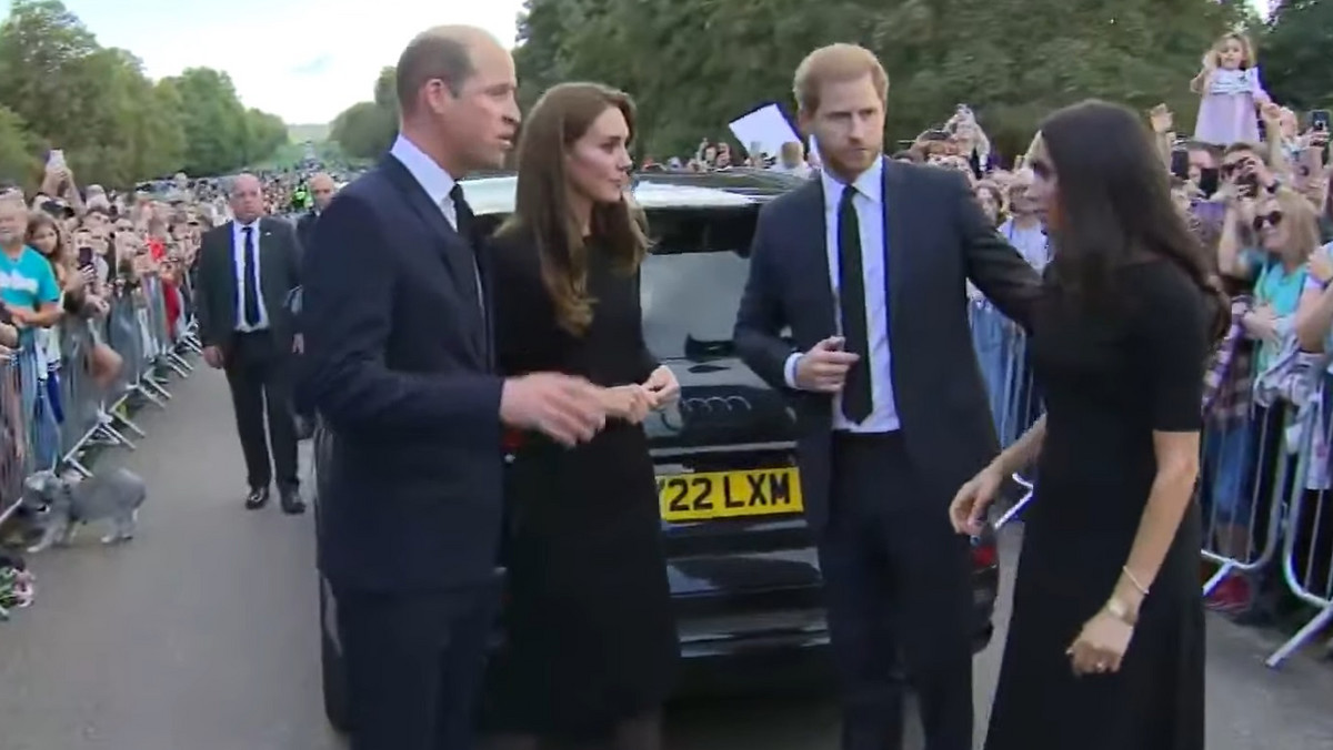 Książę William, księżna Kate, książę Harry i księżna Meghan