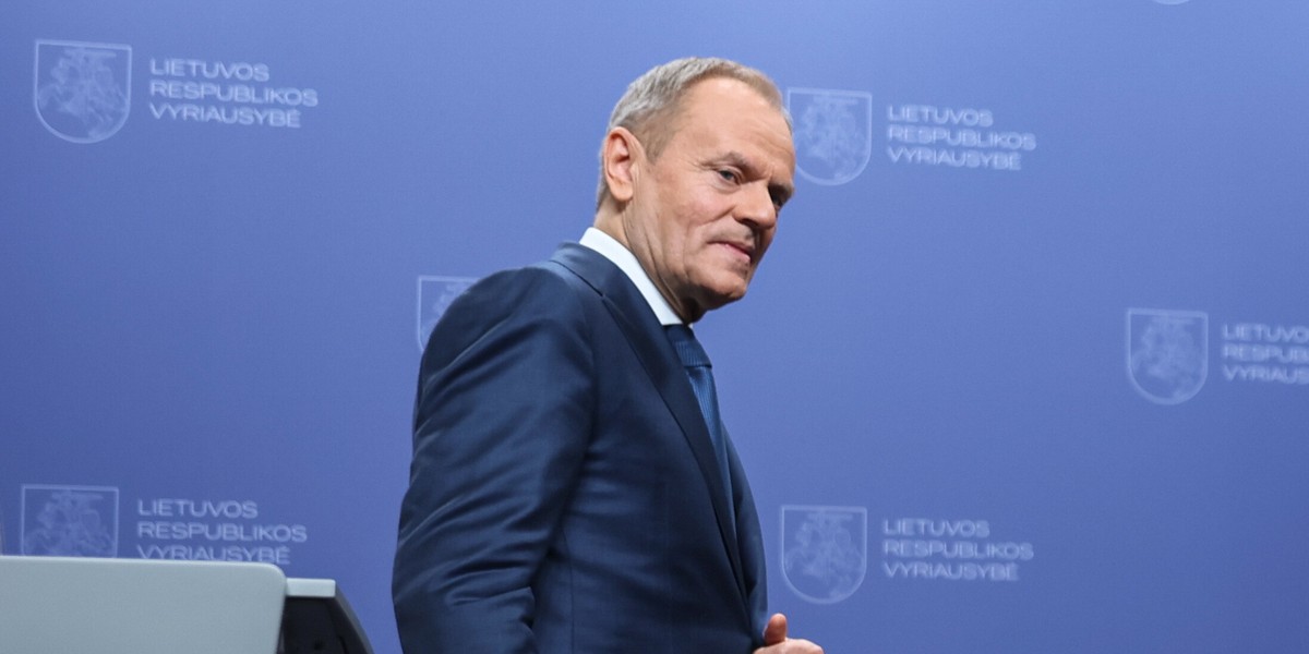 Donald Tusk przyjechał do Wilna