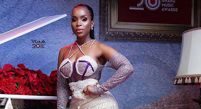 Ghanaian actress, Benedicta Gafah's gorgeous look on the red carpet