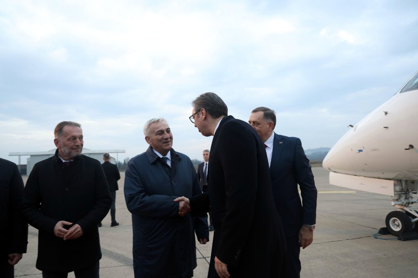 Vučić stigao u Banjaluku