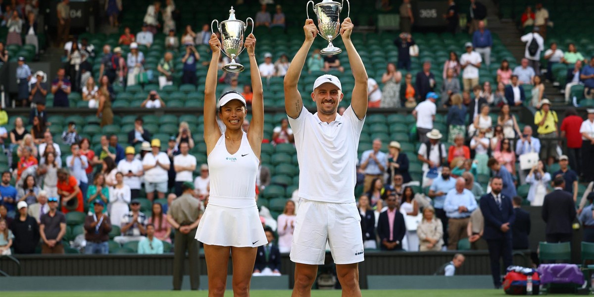 Jan Zieliński wygrał Wimbledon w mikście.