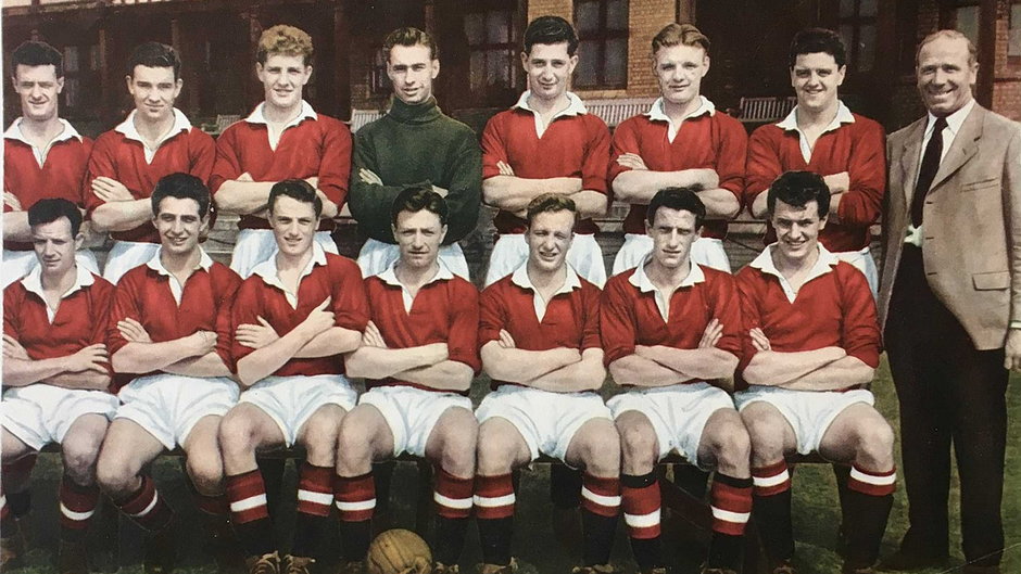 Manchester United w 1957 r. - fot. domena publiczna