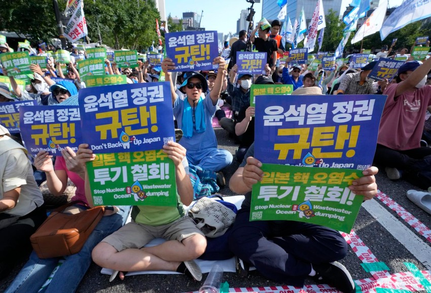 Građani Južne Koreje se protive ispuštanju prerađene radioaktivne vode iz Fukušime 