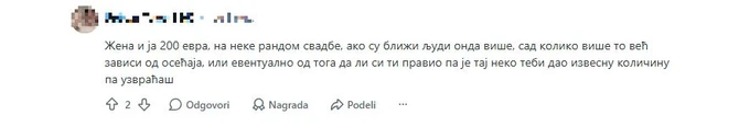 Srbi ne mogu da se dogovore koliko para je pristojno da se stavi u kovertu kad se ide na svadbu