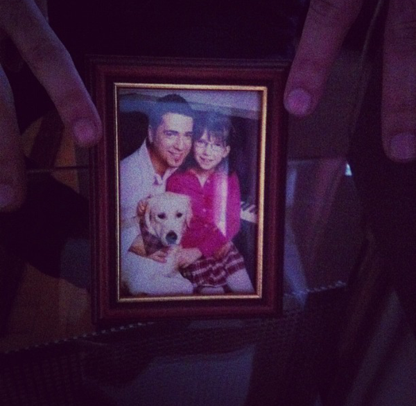 Fotografija Željka i ćerke Mine Joksimović