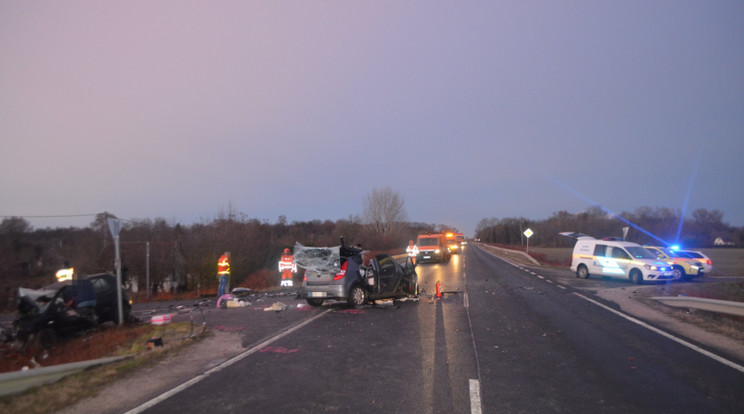 Halálos baleset történt Körmendnél/Fotó: Police.hu