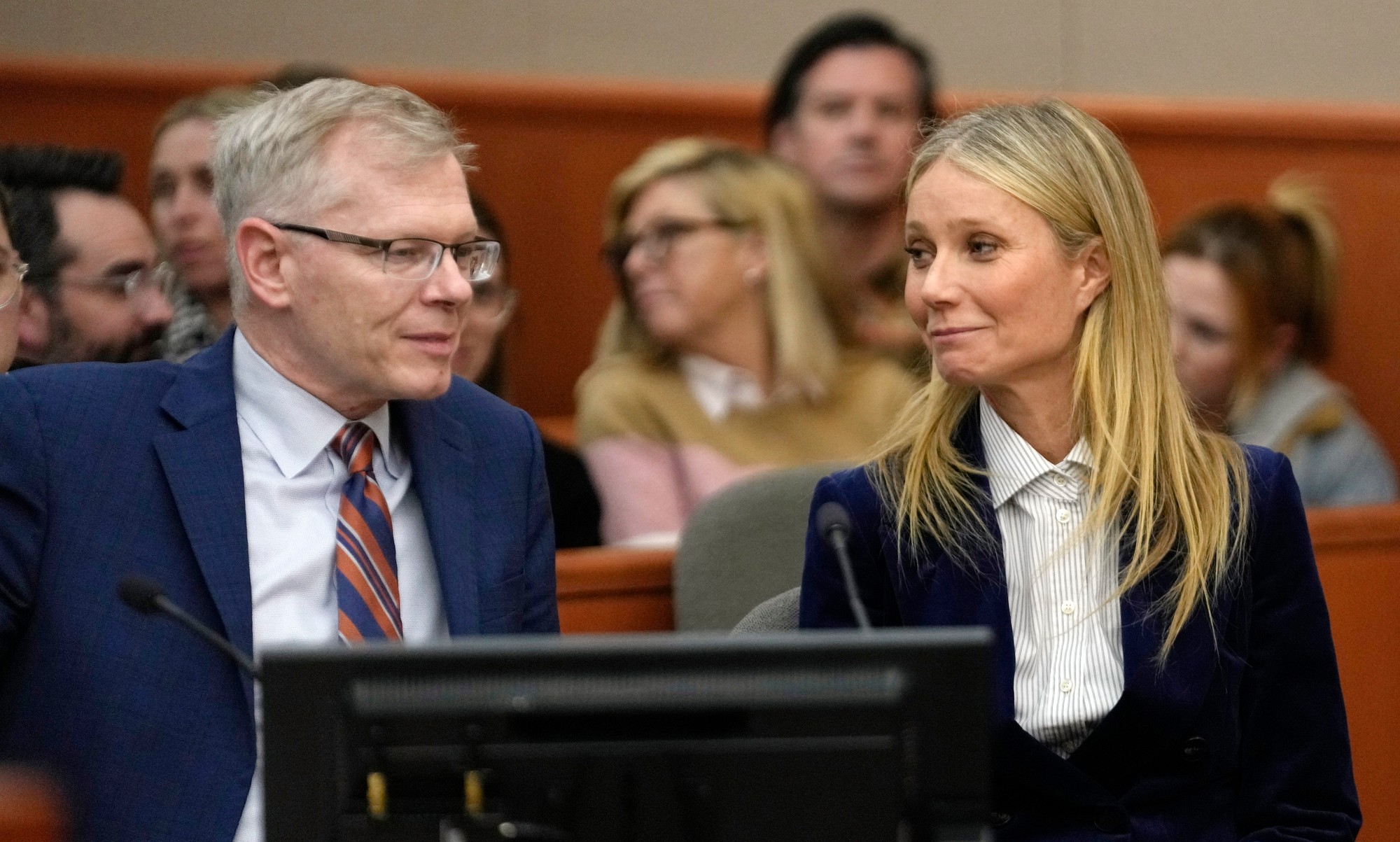 Herečka Gwyneth Paltrow po verdikte súdu.