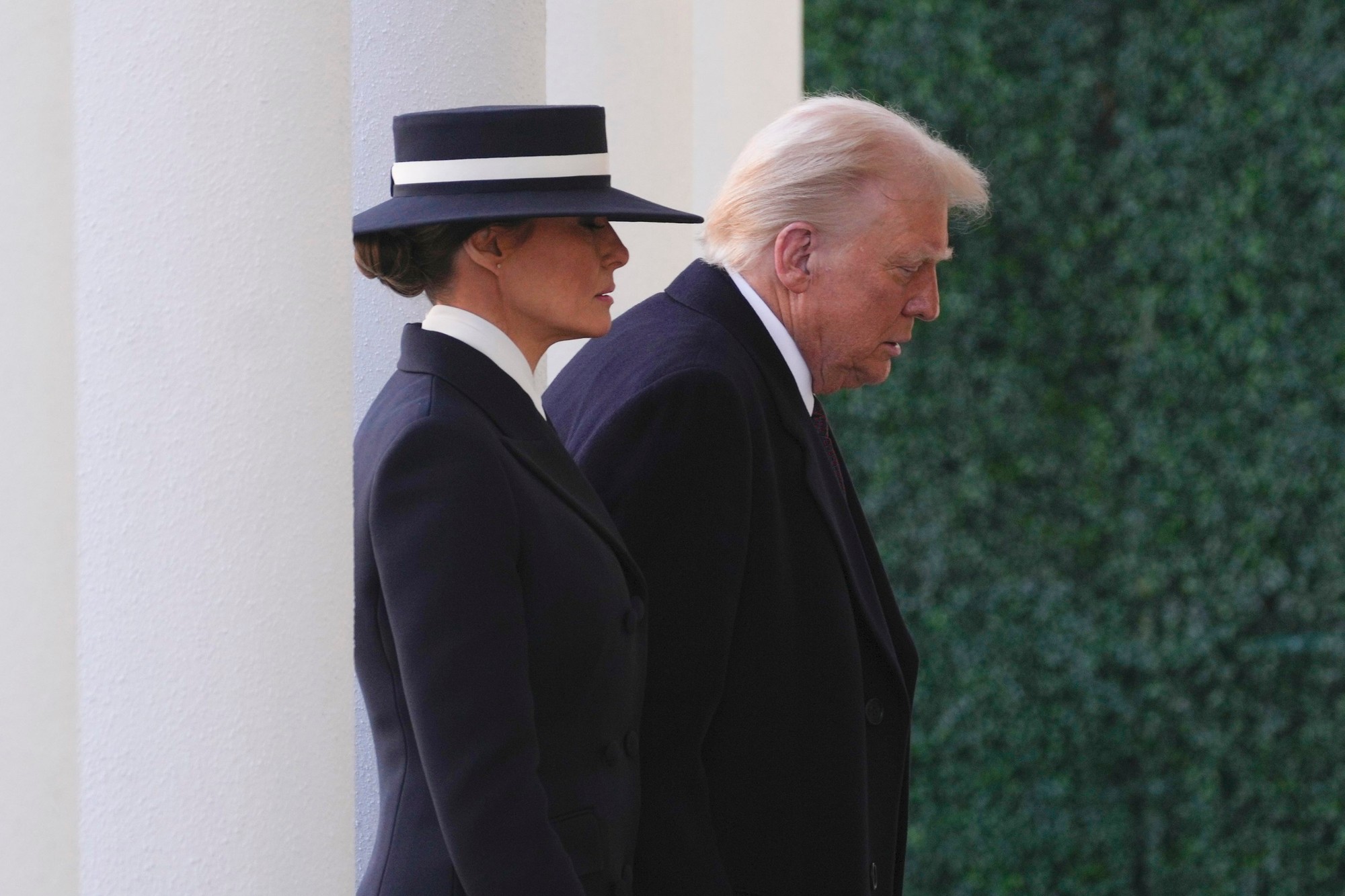 Prezident USA Donald Trump s prvou dámou Melaniou. 