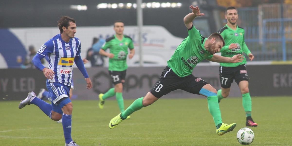 Pilka nozna. LOTTO Ekstraklasa. Wisla Plock - GKS Gornik Leczna. 22.10.2016