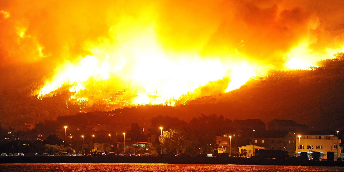 Polak podejrzewany o wywołanie pożaru w Czarnogórze