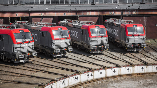 Vectrony PKP Cargo w lokomotywyni w Czechowicach