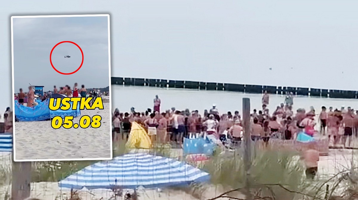 Reanimacja 8-latka na plaży w Ustce. Wezwano śmigłowiec LPR. Dramatyczne ustalenia