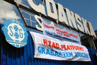 Związkowcy chcą pilnego spotkania z rządem w sprawie stoczni