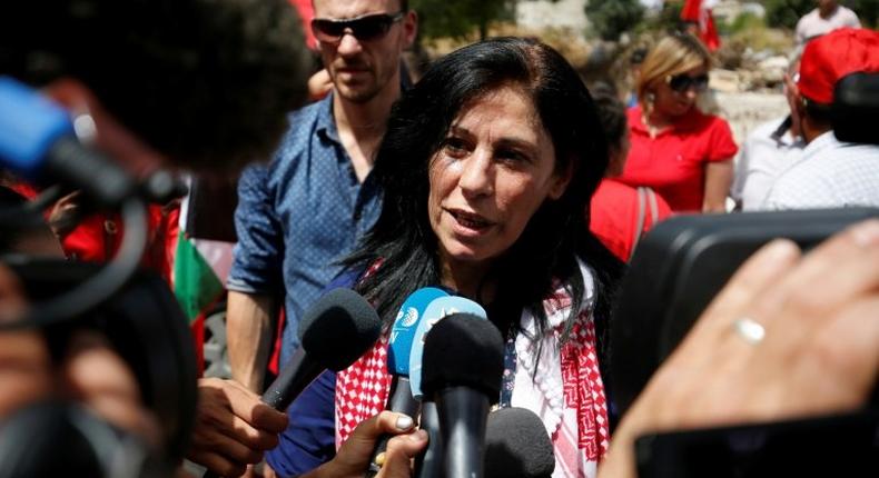 Israeli authorities have re-arrested prominent Palestinian lawmaker Khalida Jarrar, seen here in June 2016, over her leadership in a movement Israel considers a terrorist organisation