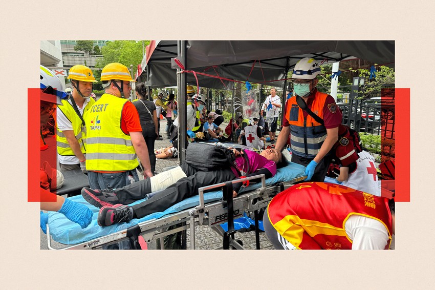 U vežbama se usavršava vojni i civilni odgovor na kineski napad | Foto: Tessa Wong/ BBC