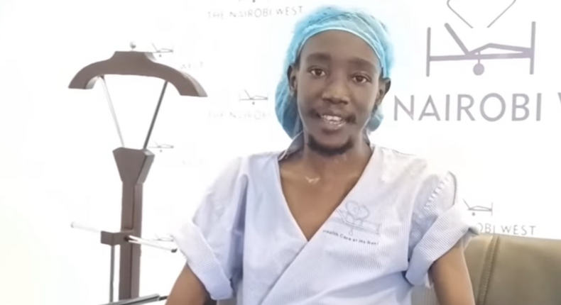 Comedian Akuku Danger at the Nairobi West Hospital