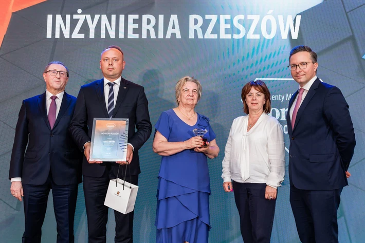 Inżynieria Rzeszów SA. - regionalny lider rankingu Forbesa w kategorii firm z przychodami powyżej 250 mln rocznie.