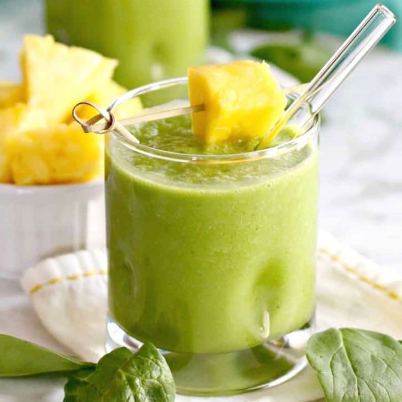 Veggies Save The Day pineapple green smoothie