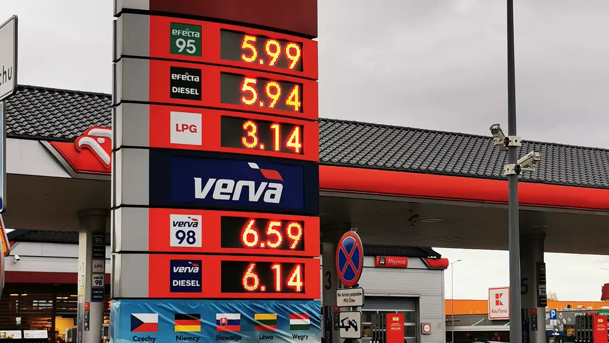 Ceny paliw 12 października 2023, Jabłonna