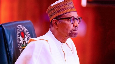 Muhammadu Buhari presiding over his government's last FEC. [Facebook:Buhari Sallau]