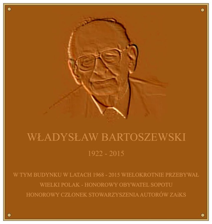 Projekt tablicy, która już za kilka dni pojawi się na budynku sopockiego ZAiKS-u