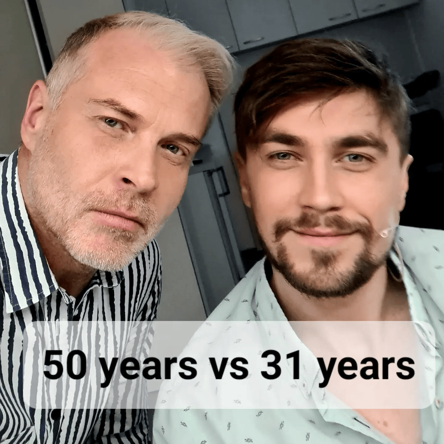 Moderátor a herec Marcel Ochránek a Dárius Koči.