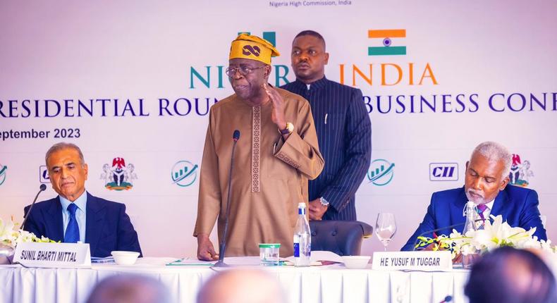 President Tinubu and his team secured as much as $14b in commitments from Indian corporations. [Presidency]