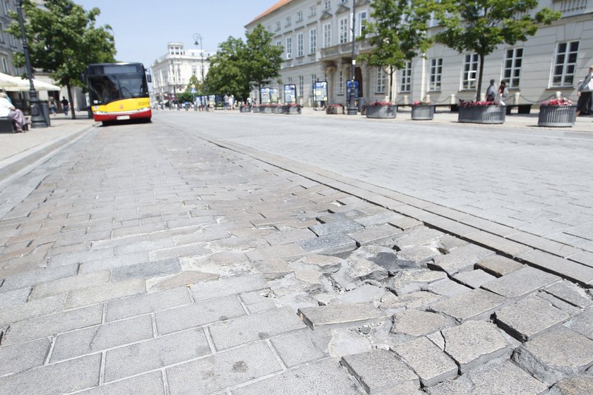 Znów rozkopią Krakowskie Przedmieście