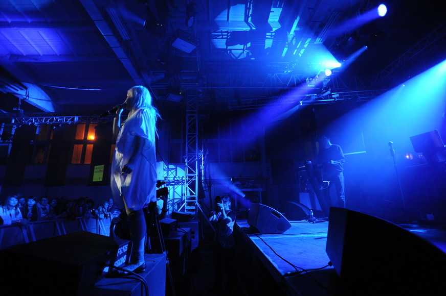 Zola Jesus na Electronic Beats Festival (fot. Artur Rawicz/Onet.)