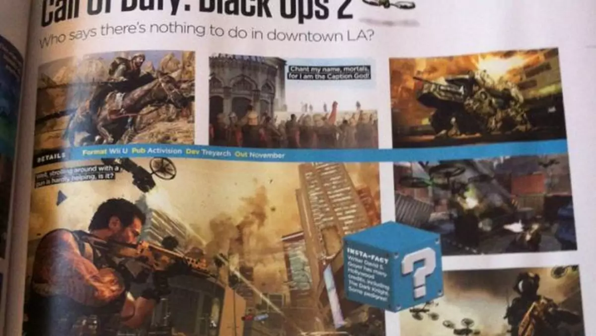 Black Ops 2 trafi na Wii U