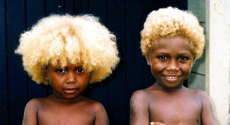 Melanesian people of Solomon Islands