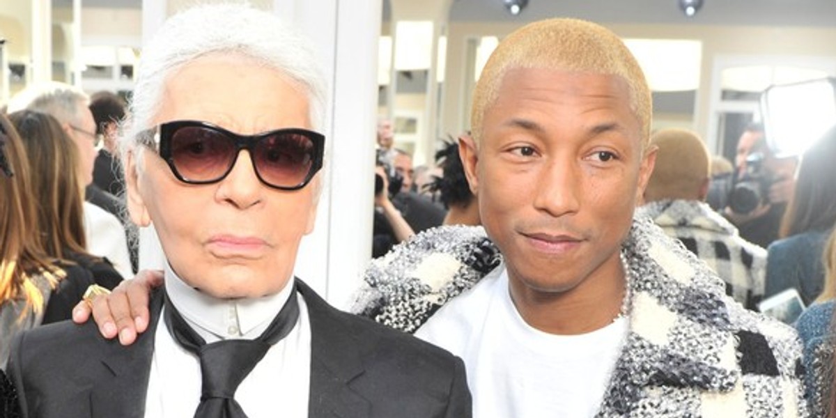 Karl Lagerfeld i Pharrell Williams