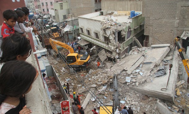 Building Collapse In Pakistan