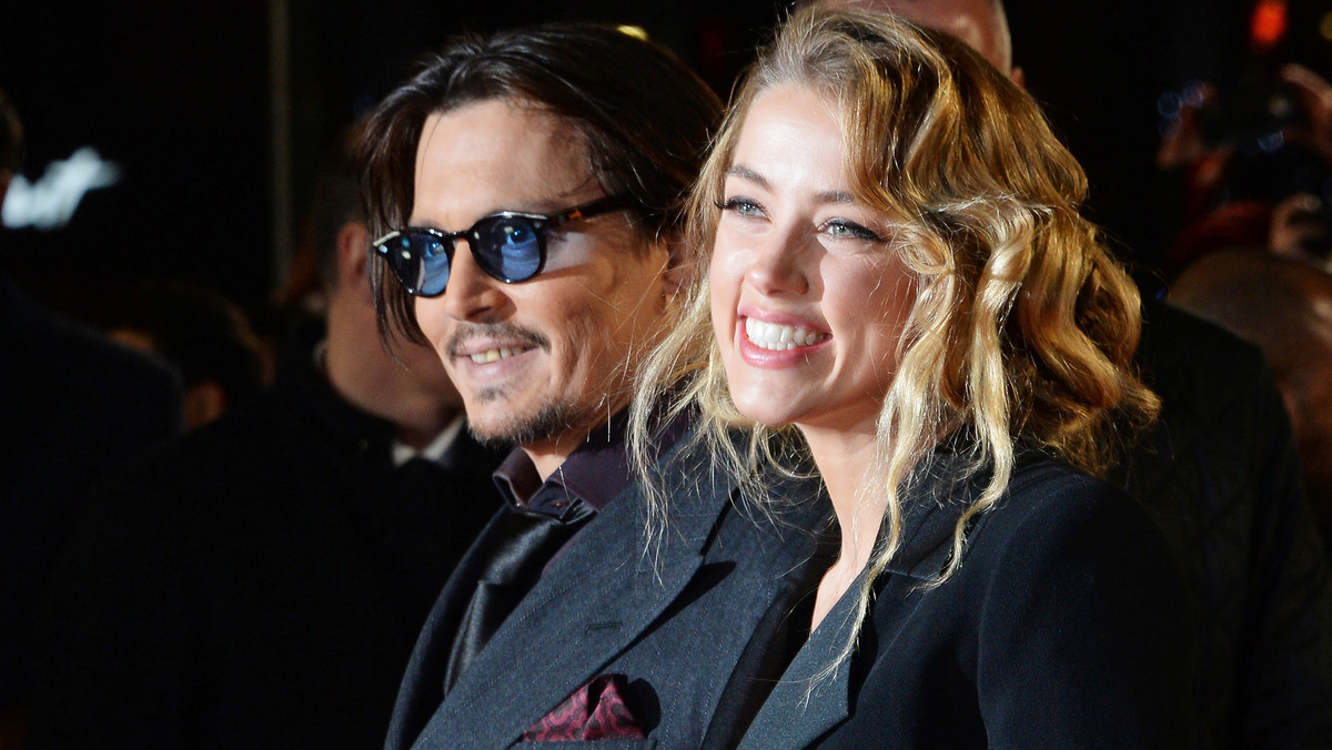 Amber Heard i Johnny Depp w 2015 r.