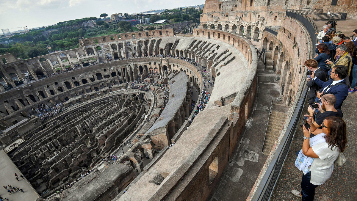 W Koloseum zostaną udostępnione zwiedzającym najwyższe piętra
