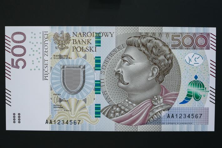 NBP banknot 500 zł z Janem III Sobieskim wchodzi do