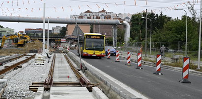 Tramwaj na Popowice coraz bliżej! Kończą I etap, a autobusy zmieniły swoje trasy