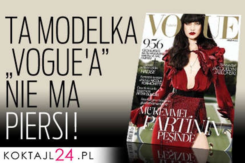 Ta modelka "Vogue'a" nie ma piersi?!