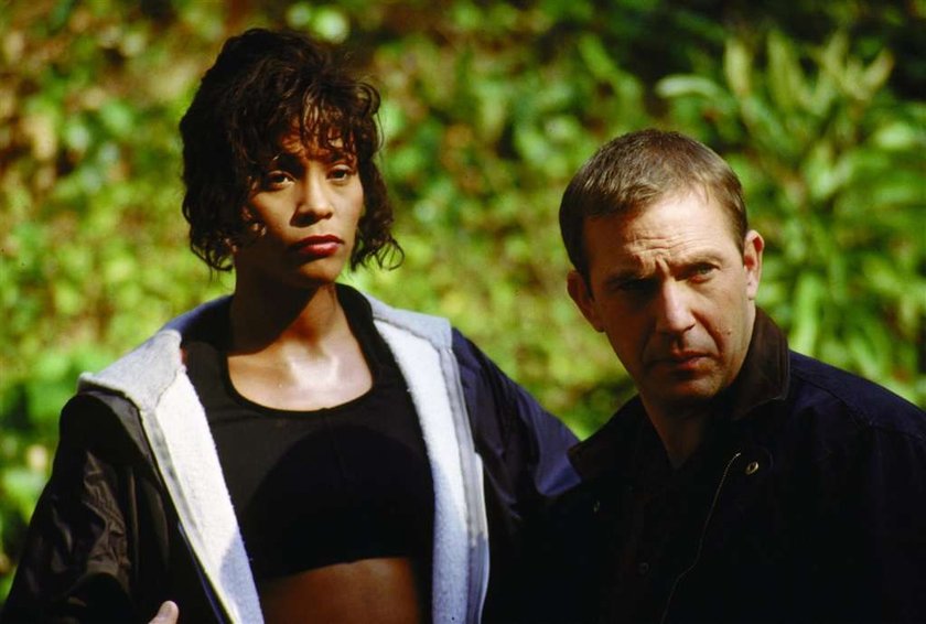 Kevin Costner na pogrzebie Whitney Houston