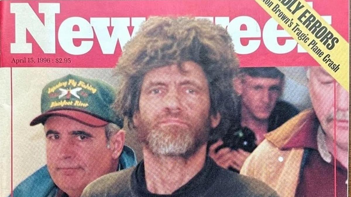 Unabomber na okładce amerykańskiego wydania Newsweeka z 15 kwietnia 1996 r.