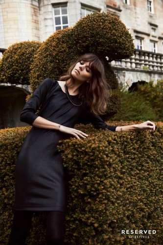 Freja Beha Erichsen w kampanii Reserved jesień/zima 2013/2014
