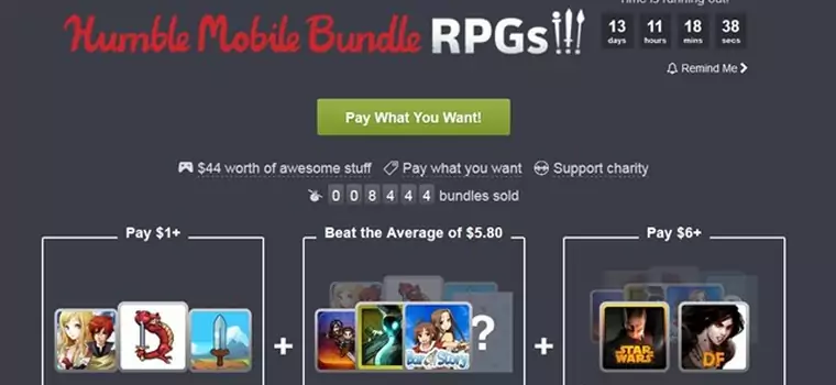 Humble Mobile Bundle - osiem świetnych RPG-ów na Androida za grosze